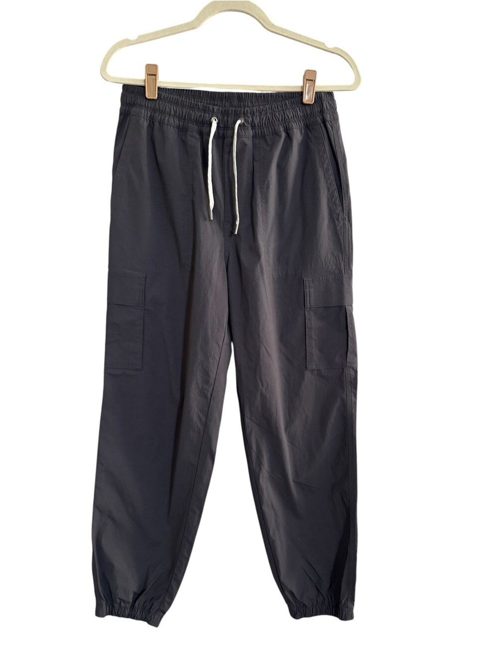 Vuori Pants Womens Small Gray Birch Jogger Cargo Utility Relaxed Stretch #NE165